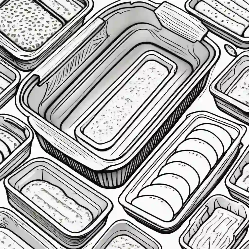 Loaf pan coloring pages